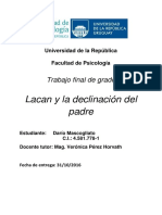 Mascogliato, Darío las declinasciones del padre REVISION CRITICA