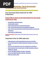 Download MBA Study Materials by CATMentor SN62745770 doc pdf