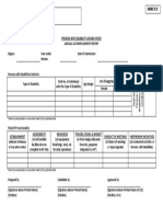 Annex B - (Draft) Annual Accomplishment Report Template