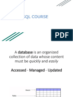 SQL Course