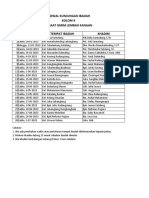 Jadwal Kolom