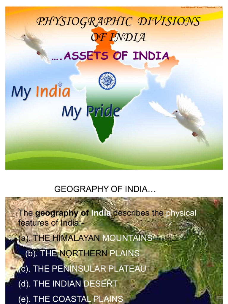 Physiographic Divisions of India Final | PDF | Mountains | Himalayas