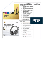 Headphone With ANC List