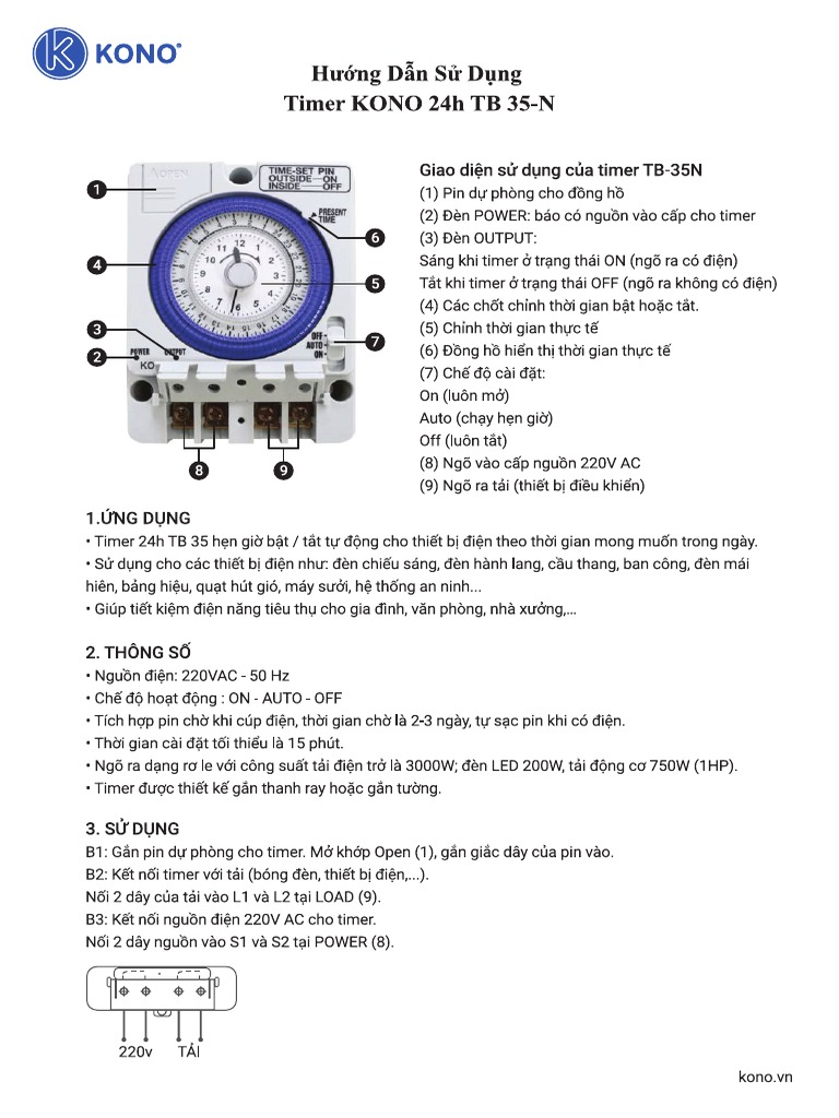 HDSD TB35 N | PDF
