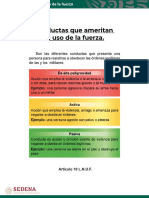 Ley Nacional Sobre El Uso de La Fuerza (Conductas Que Ameritan El Uso de La Fuerza)