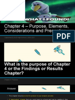 Chapter 4 - Purpose Elements Considerations and Presenting