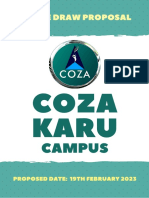 COZA KARU Raffle Draw Proposal