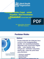 Analisis Risiko - One Health - RRT-DR Trisye