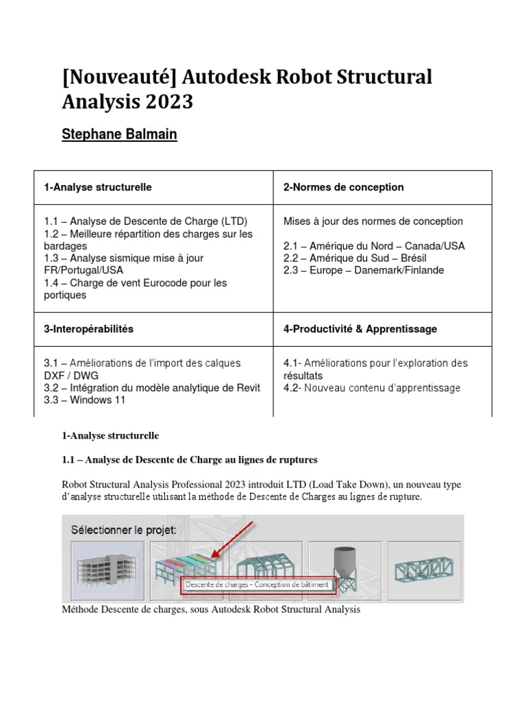 Nouveauté ROBOT 2023 | PDF | Béton armé | AutoCAD