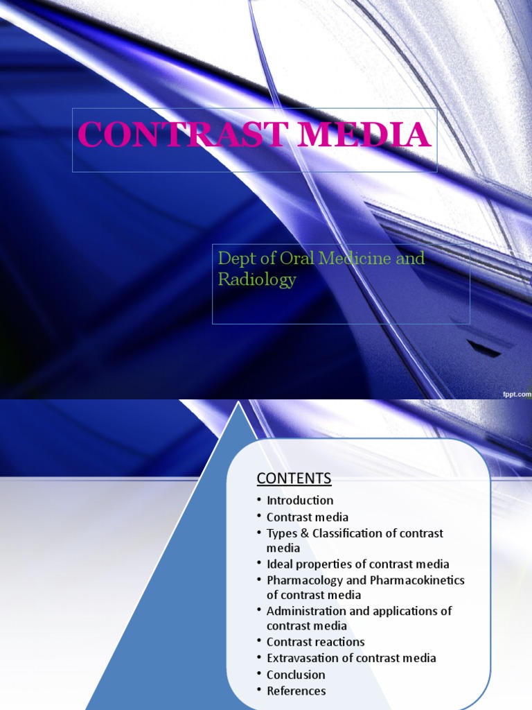 Contrast Media PDF Ion Medical Imaging