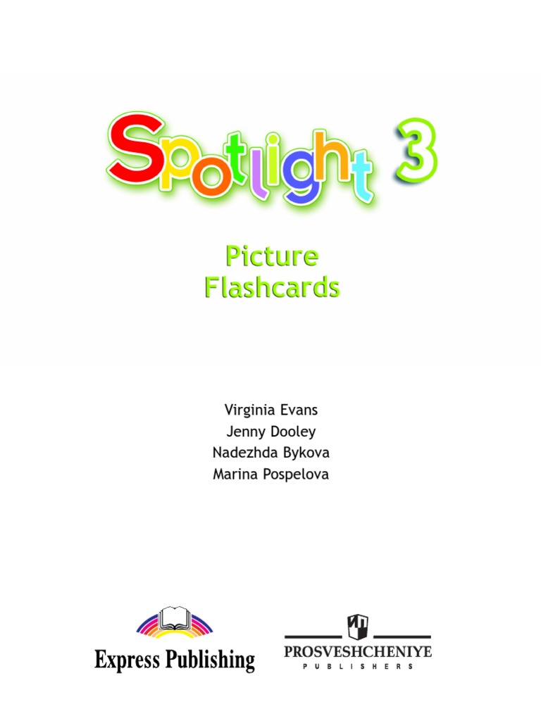 Spotlight 3 Picture Flashcards PDF
