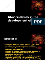 Abnormalities in The Development of Teeth
