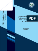 WP 0186 Conflict and Religious Preferences Evidence From A Civil Conflict in Pakistan