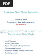 8 Fixed Effects Regression (Powerpoint)