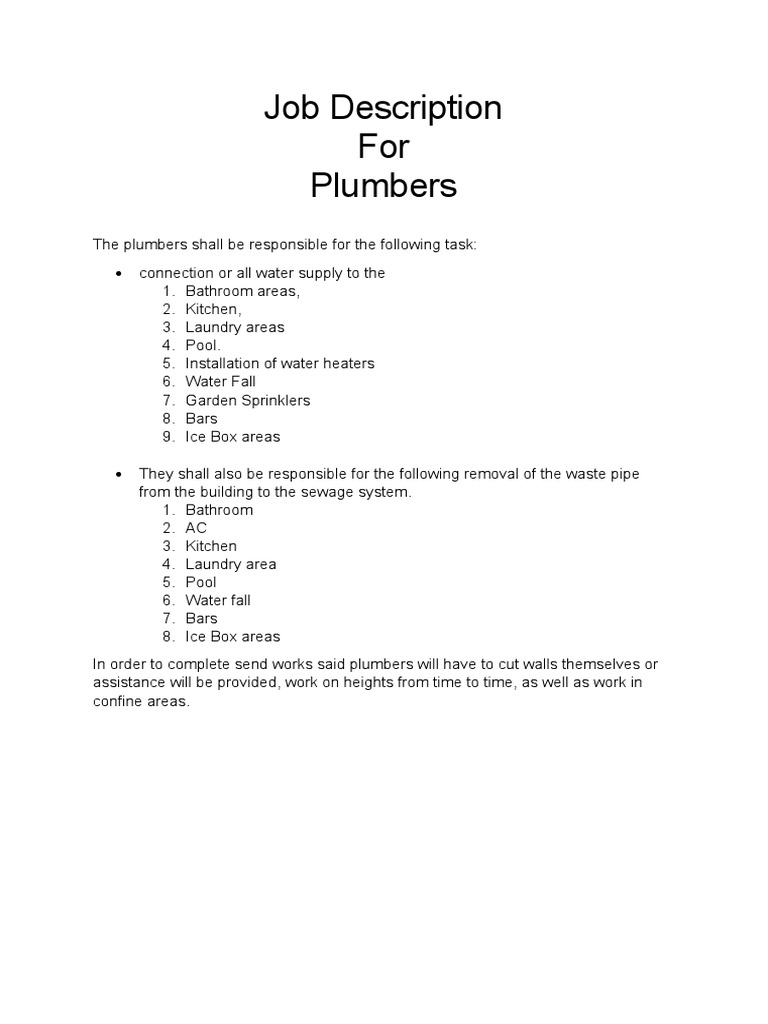 job-description-for-plumbers-pdf