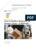 Accessibility and responsive supply chain methods