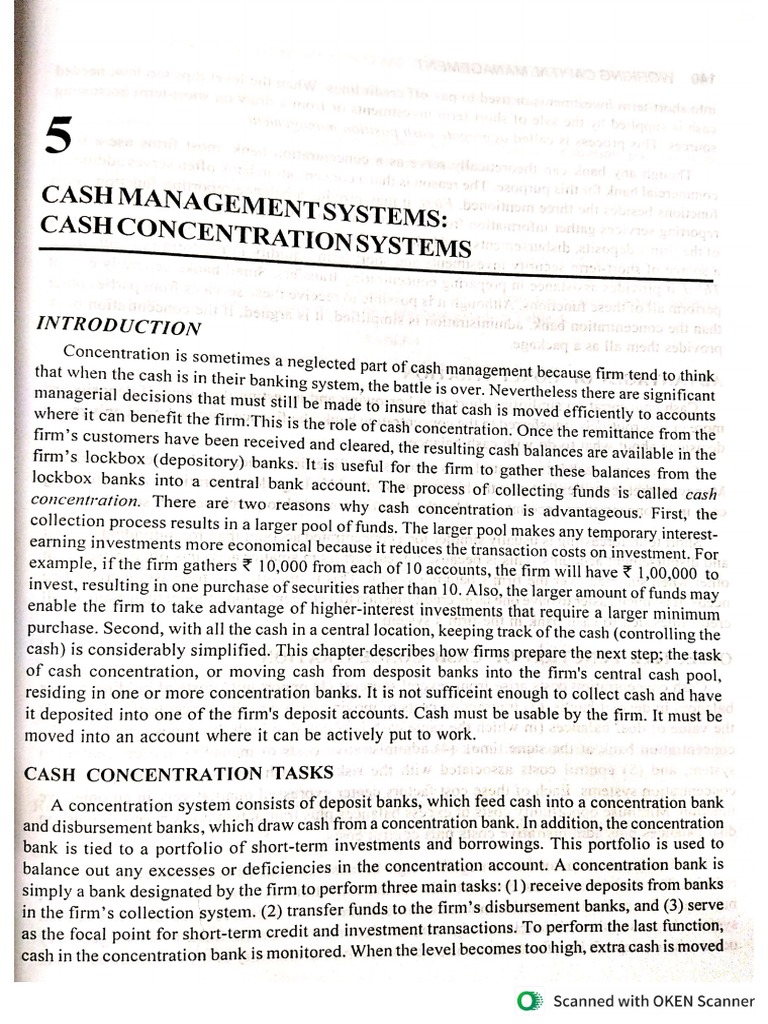 Cash Concentration PDF