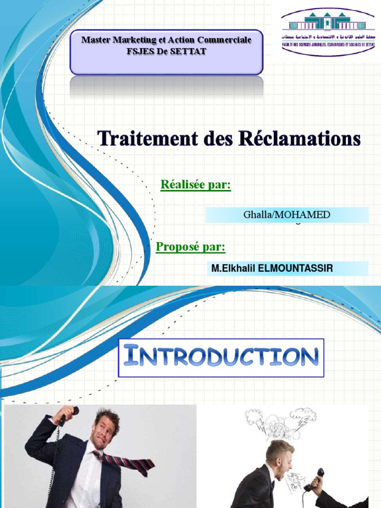 Gestion des réclamations clients | PDF | Gestion de la relation client ...