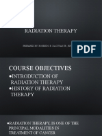 Radiation Therapy History and Techniques