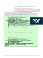 Las Actividades Terciarias en Las Economías Desarrolladas.