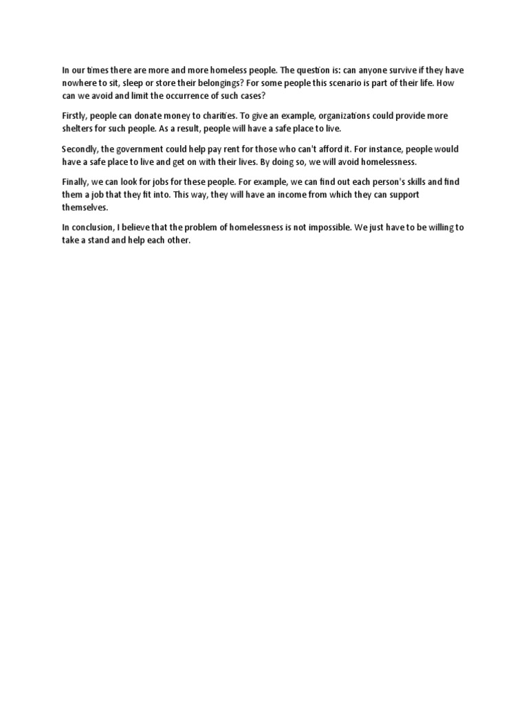 Homelessness | PDF