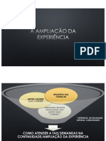 A Ampliação Da Experiência