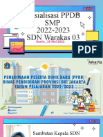 Sosialisasi PPDB SMP 2022-2023 SDN Warakas 03