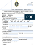 V1 - Visa - General Visitor - Application Form
