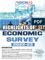 6c514 Highlights of Economic Survey 2022 23