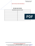 Fiche de Poste (DRH)