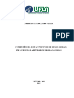 DISSERTAÇÃO_Competência Dos Municípios de Minas Gerais Em Licenciar Atividades Degradadoras