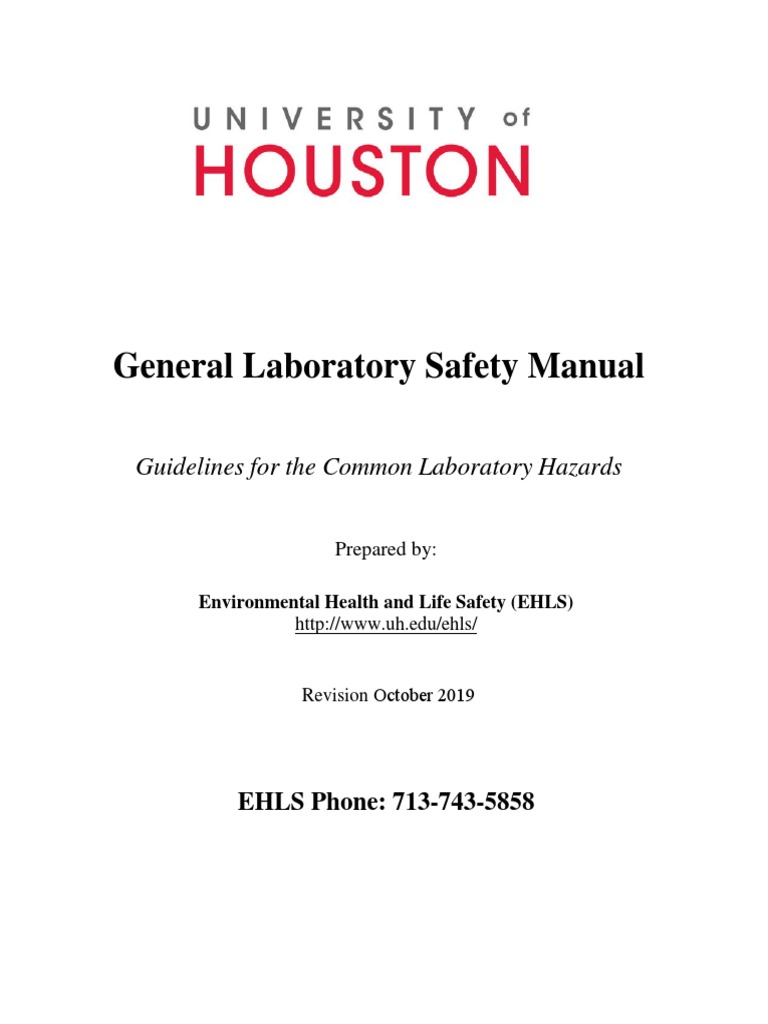 Laboratory Safety Manual PDF Laboratories Ac Power Plugs And Sockets