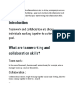 Teamworking & Collaboration