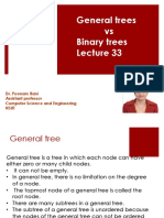 Lec 33 General Trees