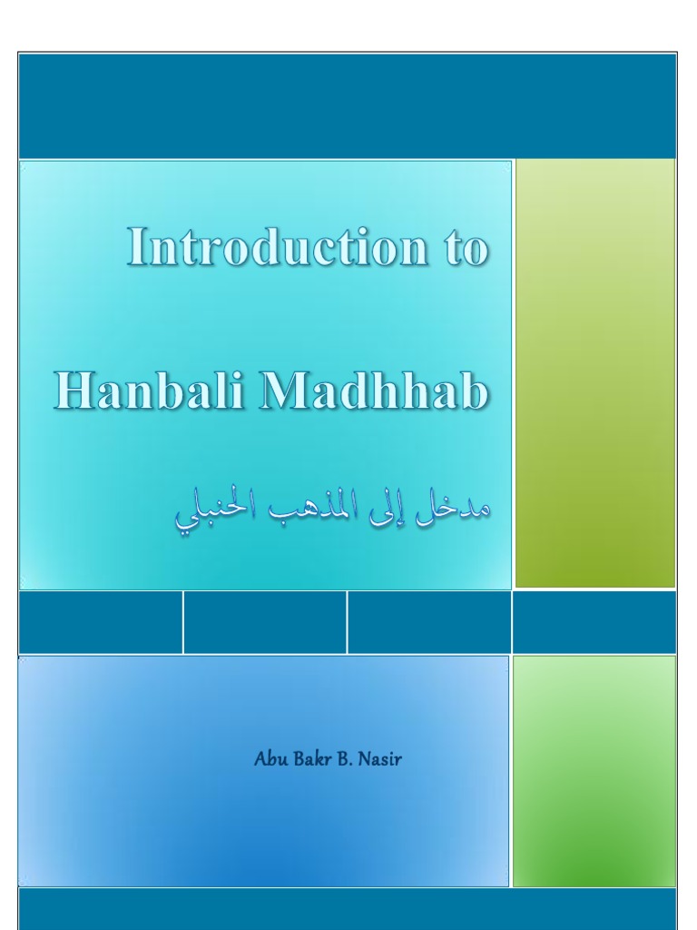 Introduction To Hanbali Madhhab | PDF | Hadith | Sahabah