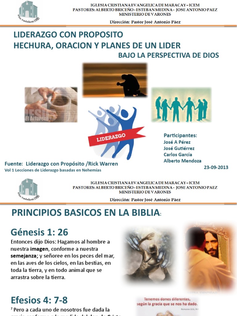 Liderazgo Efectivo según Nehemías | PDF | Liderazgo | Cristo (título)