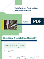 Normal Distribution]Judul: Normal Distribusi, Estimasi dan Interval Kepercayaan