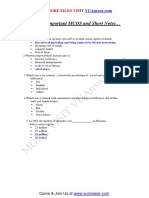 SOC101 Important - Solved - MCQs - Short - Notes