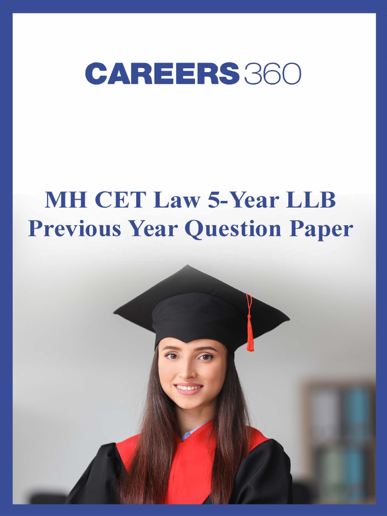 MH CET Law 5 Year LLB Previous Year Question Paper PDF