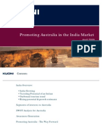 Promoting Australia in The India Market