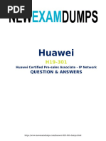 Hcsa Ip Network H19 101 Exam With Answer PDF Hcsa Ip Network H19 101 Exam With Answer PDF