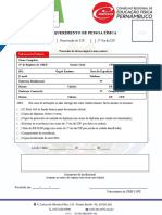 Renovação ou 2a via da Carteira de Identidade Profissional