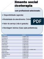 Atendimento psicológico e psiquiátrico em Salvador