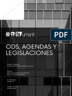 ODS, Agenda Urbana y Legislaciones