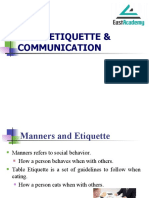 Table Etiqquete & Communication