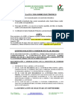 Información Matrícula 1º ESO