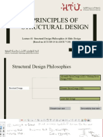 Structural Design Principles & One-Way Slab Design