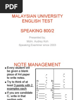 Muet Speaking Tips