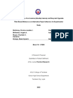 Feasibility of an Acetone and Cigarette Filter-Based Adhesive