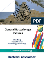 Lecture 1 Course Specification of General Bacteriology